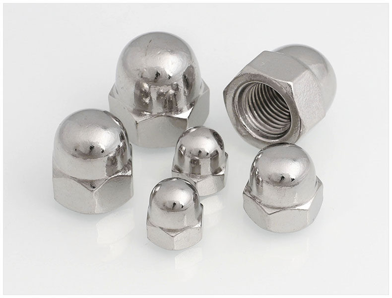 304不锈钢非标细牙盖母盖型盖形螺母螺丝帽反牙m5m6m8m10m12m1416