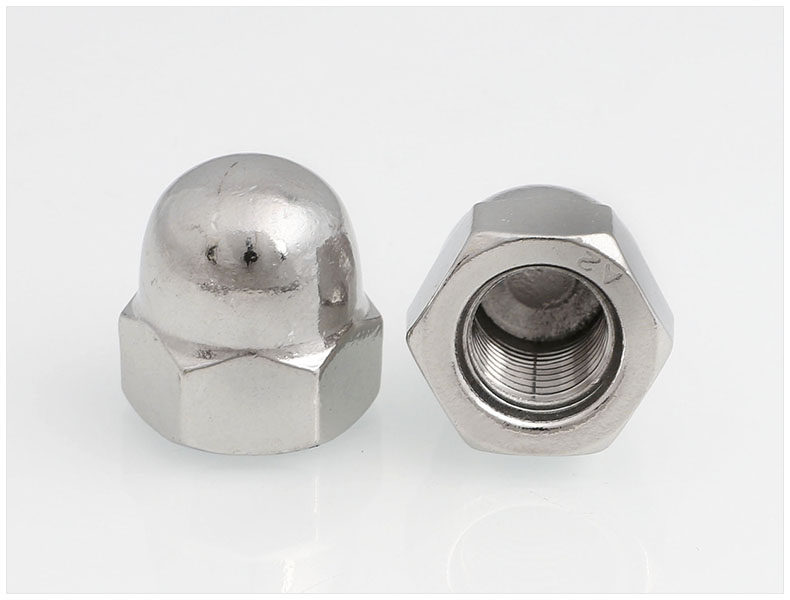 304不锈钢非标细牙盖母盖型盖形螺母螺丝帽反牙m5m6m8m10m12m1416