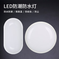 LED moisture-proof lamp Explosion-proof waterproof ceiling lamp cover Bathroom wall lamp Bathroom balcony outdoor three-proof lamp Cold storage lamp