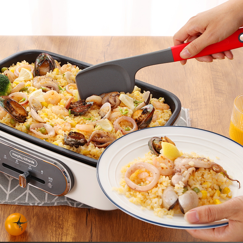 mofei multi-functional cooking pot mr1032 original silica gel kitchenware set accessories spatula cooking kitchenware set of seven