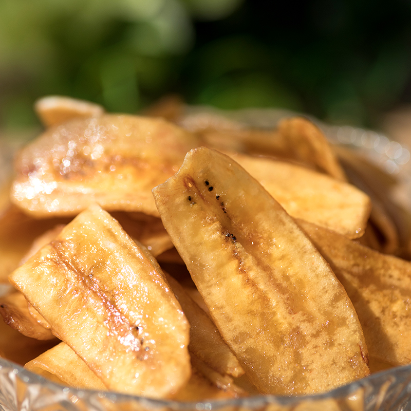 Imported banana slices from the Philippines Bulk Crispy Crispy Casual Snacks Dried Bananas Casual Non-Fried Dried Fruits