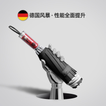 Luminous full automatic folding umbrella large anti-storm male and female clear and rainy black glue sun protection sun-shading umbrella sturdy