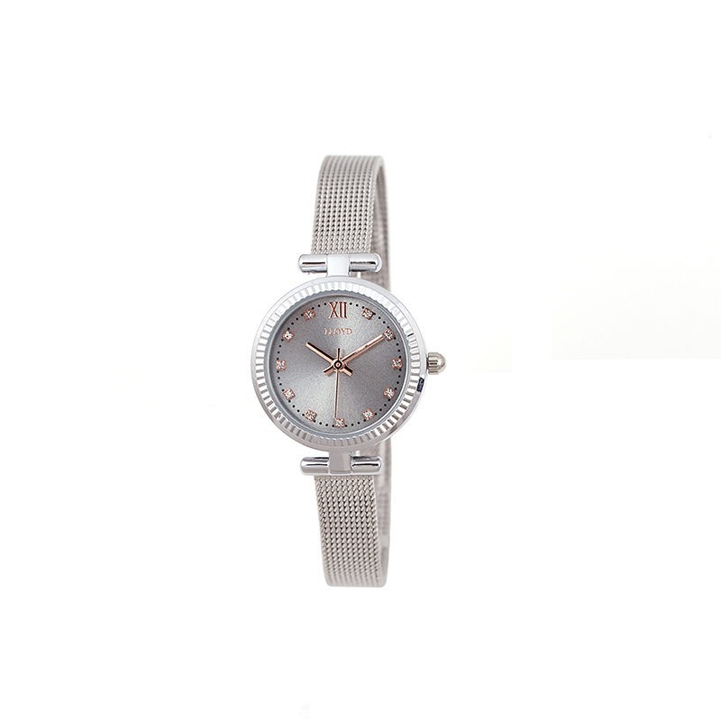 lloyd genuine lloyd watch female sier rose gold disc engraving watch thin strap small dial watch