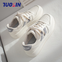 Tuo small white shoes female 2021 new spring and autumn sponge cake thick-soled board shoes Korean spring leisure Joker student tide shoes