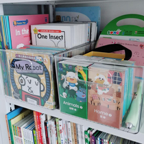 Book storage box artifact Desktop childrens picture book book storage box Oxford Tree book shelf storage basket