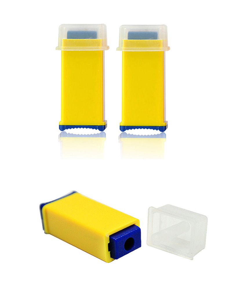 施莱press型安全锁卡式回弹采血器26g18mm黄色末梢采血针