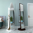 Mirror full body mirror dressing mirror floor mirror household simple Nordic test mirror girl bedroom mobile mirror Mirror full body mirror dressing mirror floor mirror household simple Nordic test mirror girl bedroom mobile mirror