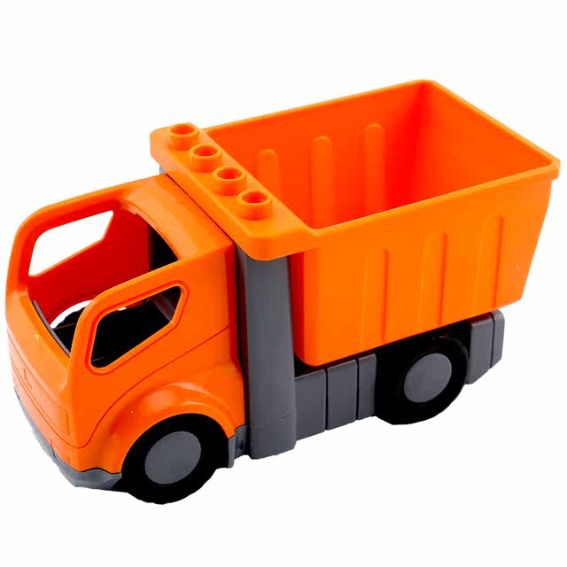 Accessory building blocks of large particles bus pickup truck toy police motorcycle transport model Accessory building blocks of large particles bus pickup truck toy police motorcycle transport model
