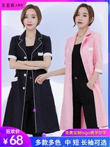 Anti-wrinkle Beauty suit Long sleeves Half permanent workwear Medical doctor Nurse Summer Clothing Short Sleeve Experimental Drugstore Tattoo