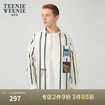 TeenieWeenie bear mens mens check print shirt fashion casual couple outfit 2021 spring new