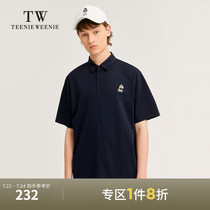 TeenieWeenie bear mens 2021 summer new short-sleeved T-shirt mens business casual Polo shirt