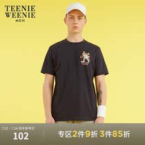 TeenieWeenie bear mens sports ice sense series fashion short-sleeved T-shirt summer top Xinjiang cotton