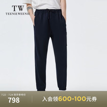 TeenieWeenie bear mens clothing 2021 autumn new loose straight drawstring leg slacks sports sweatpants