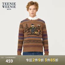 TeenieWeenie Bear mens Korean LOGO wool sweater winter mens sweater trend
