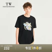 TeenieWeenie bear mens fashion casual summer 2021 new simple round neck short-sleeved T-shirt tide