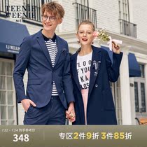 TeenieWeenie bear mens summer Korean version of fashion casual temperament suit thin couple coat tide