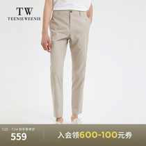 TeenieWeenie bear mens clothing autumn 2021 new mens business casual pants loose straight trousers