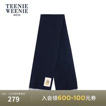 TeenieWeenie bear mens Korean fashion warm solid color scarf autumn and winter new trend
