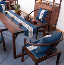 Advanced sense European high-end luxury table flag light luxury high-end modern small size tea flag coffee table tablecloth anti-run