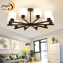 2020 new living room lamp household wedding room bedroom Nordic ins net red chandelier led Jane European lighting combination package