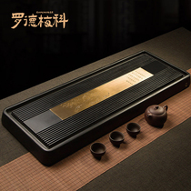 Rodmeike Bakelite tea tray Household whole bakelite tea table Kung Fu tea set with copper pieces Tea sea large tea tray