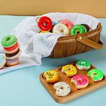 Simulation Doughnut Model Fake Bread Cake Shop Window Swing Pieces Childrens Home Toys Wedding Wedding Photography Props
