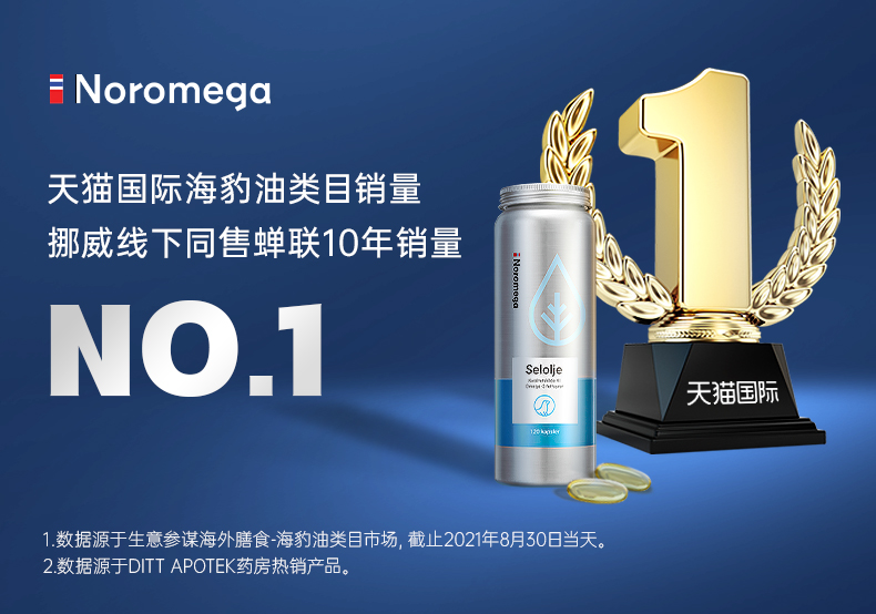 noromega挪威海豹油软胶囊