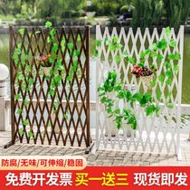 Outdoor Garden Plant Solid Wood Anticorrosive Wood Fence Wall Insert Guardrail Grid Fence Indoor Outdoor Vines