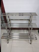 Decorative Balcony Floral Shelf Floor Type Stainless Steel Flower Shelf Indoor Multilayer Iron Art Green flower Flower Pot-flower Flowerpot Rack Outdoor