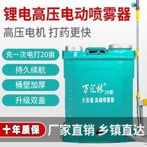 农用高压锂电池背负式智能喷洒充电农药喷壶新型打药机电动喷雾器