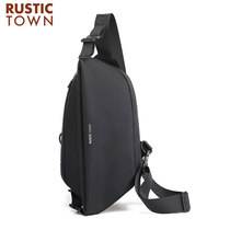 men's trendy sports chest bag casual fashion waist bag crossbody shoulder bag small backpack multi-function gym bag