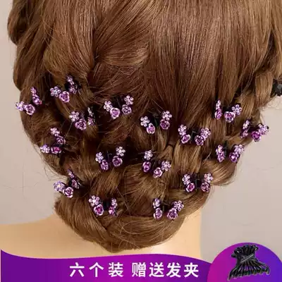 Pop beauty hair accessories Net red super fairy retro hair clip grab clip Diamond top grab card bangs girl grab clip broken hair