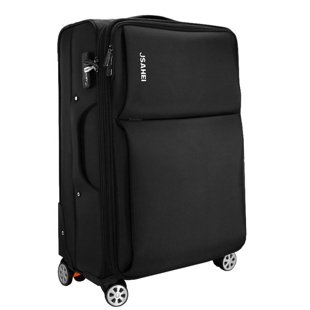 Junshi suitcase men's 20 trolley suitcase women's suitcase large capacity ທົນທານແລະແຂງແຮງ Oxford cloth password suitcase leather 28