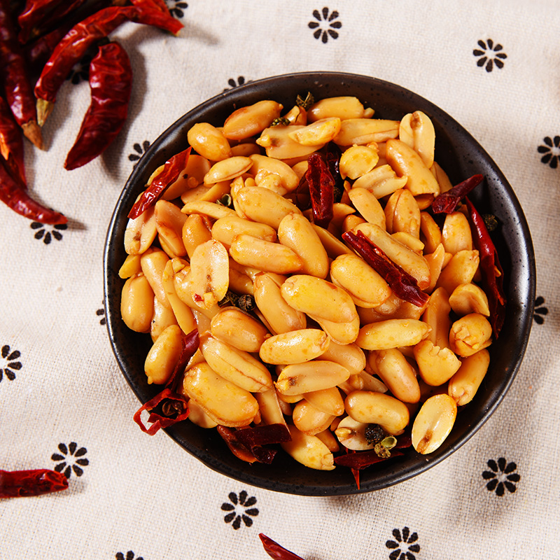 酒鬼花生旗舰店原味麻辣花生8袋装