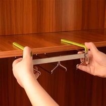 6 only decoration wall-mounted stainless steel free punching grape wine glass single-row shelve red wine glass shelf upside down for home