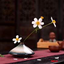 Retro kiln ceramic Chinese-style vase furnishing guests creatively simplify your ancient style small objects classical desk home