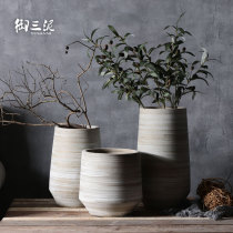 Renaissance ceramic dry flower vase Nordic about the atmosphere upscale new flower living room ceramic decoration