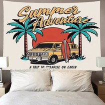 Retro-European Outdoor Camps Hanging Gathering Decoration High-end Creative Party Background Launch Flag