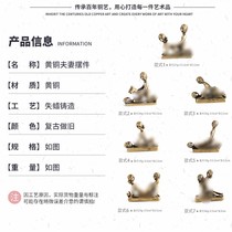 Retro pure copper pocket type hands couples play high-end creative crafts articles play small copper fun parts