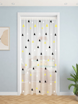 门帘免打孔隔断帘家用卧室夏季防蚊防蝇网纱帘挂饰防尘纱窗纱帘子