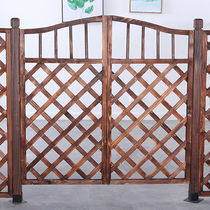 Embalming Wood Fence Doors Court Arches Outdoor Yard Indoor Home Garden Fence Doors Small Wooden Doors Outdoor Fields