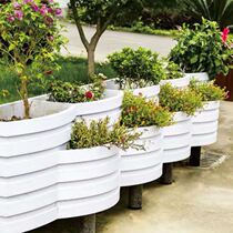 Customized garden school flower frame planting box outdoor flower planting box PVC flower box