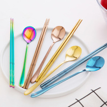 Pure titanium chopsticks gift box anti-hot creative gift home high-end outdoor travel picnic portable and practical high value