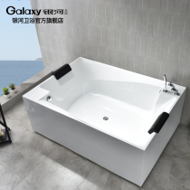 Galaxy free-standing small apartment bathtub Embedded acrylic Japanese-style surf massage single and double fun docking cylinder