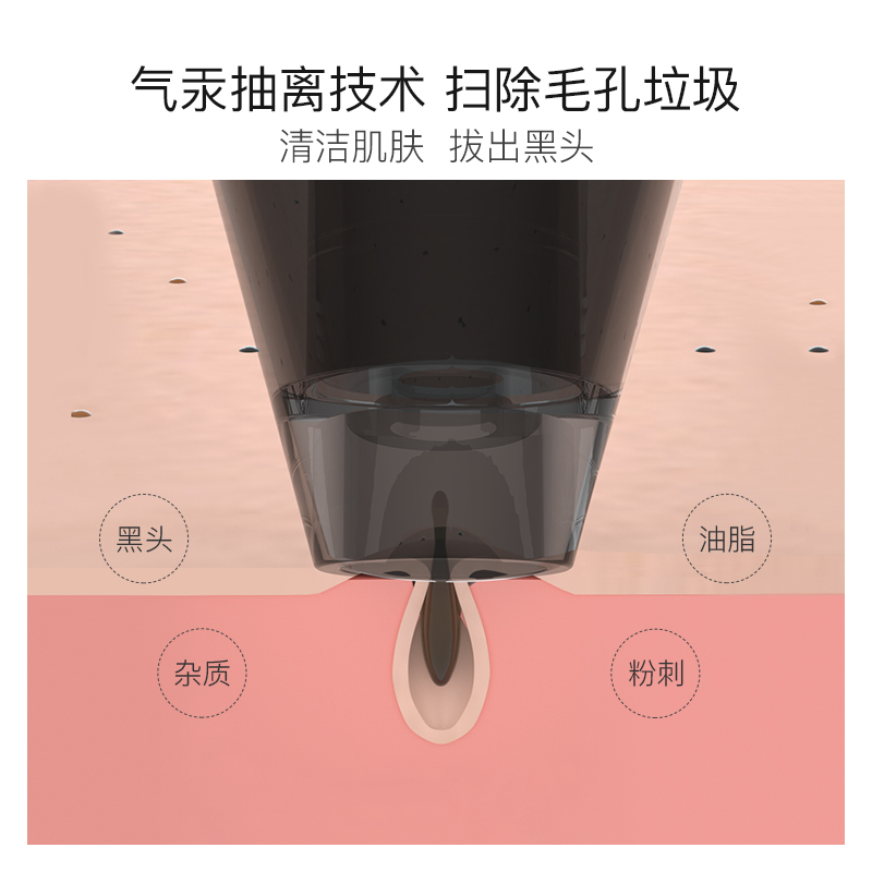 wellskin blahead suction artifact electric suction to small acne suction bubbles beauty instrument cleansing pore cleaner