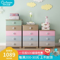 Growth kingdom special full solid wood bucket cabinet 3 bucket cabinet 4 bucket cabinet 5 bucket cabinet storage bedroom childrens locker combination