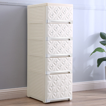 20 30cm thick clip storage cabinet Drawer type plastic household gap storage cabinet European multi-layer finishing cabinet