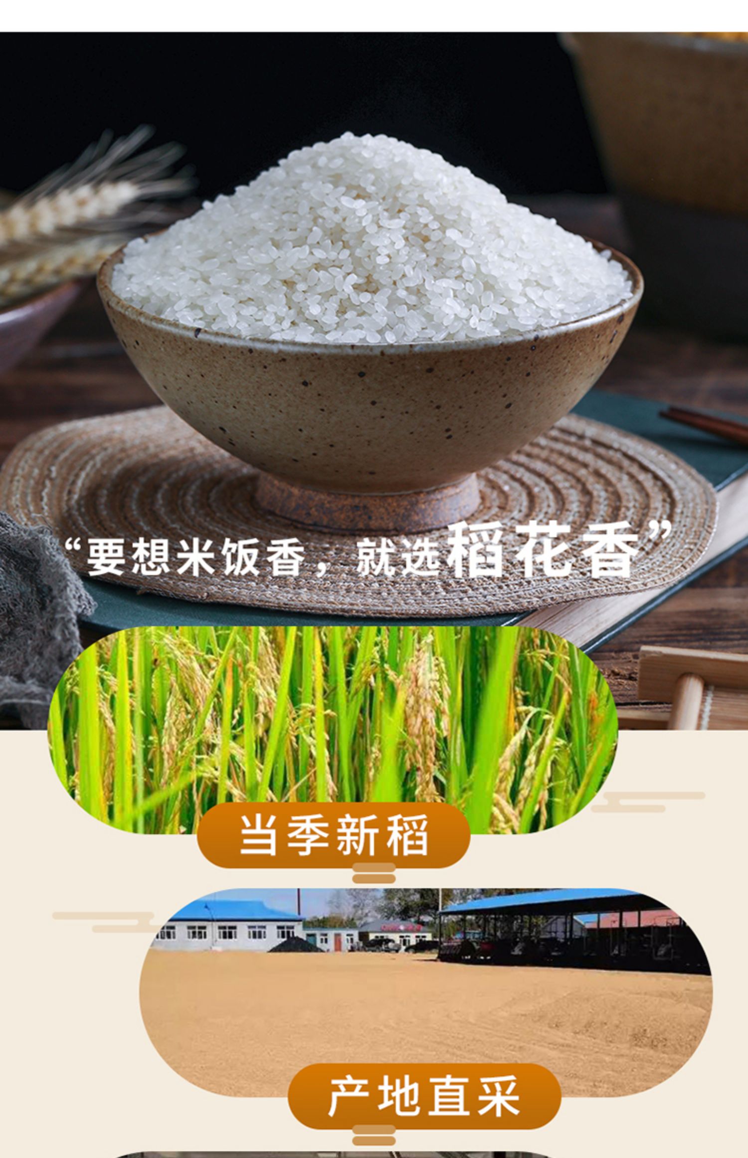 稻花香2022优质东北新米5kg真空超级稻