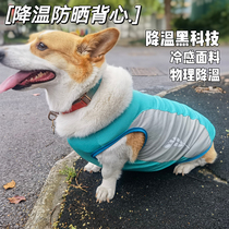 Dogs cool with cool clothes Summer cooling thin Vest Medium-sized Dog Pets Breathable Anti-Hair Sunscreen Cofund Hair