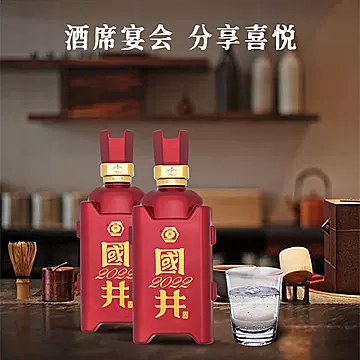 【中秋礼盒】白酒53度国井纪念酒500ml*2瓶[340元优惠券]-寻折猪